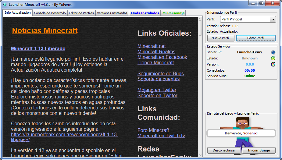 Descargar Minecraft Gratis: Launcher para PC